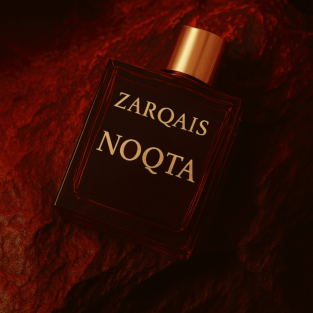 Red perfume bottle